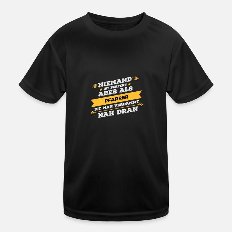 Pfarrer Beruf Geschenk Kinder Funktions-T-Shirt