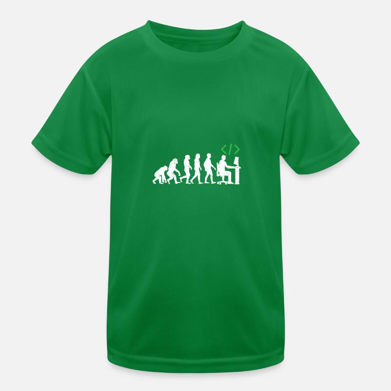 Programmer Evolution gift coder java c ++ Kids Functional T-Shirt