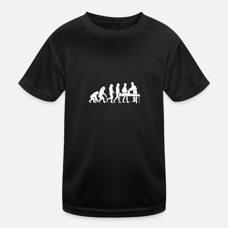 Physiotherapy evolution physio therapist gift Kids Functional T-Shirt