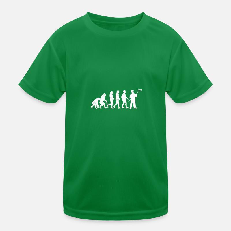 Maler Evolution anstreicher beruf geschenk job Kinder Funktions-T-Shirt