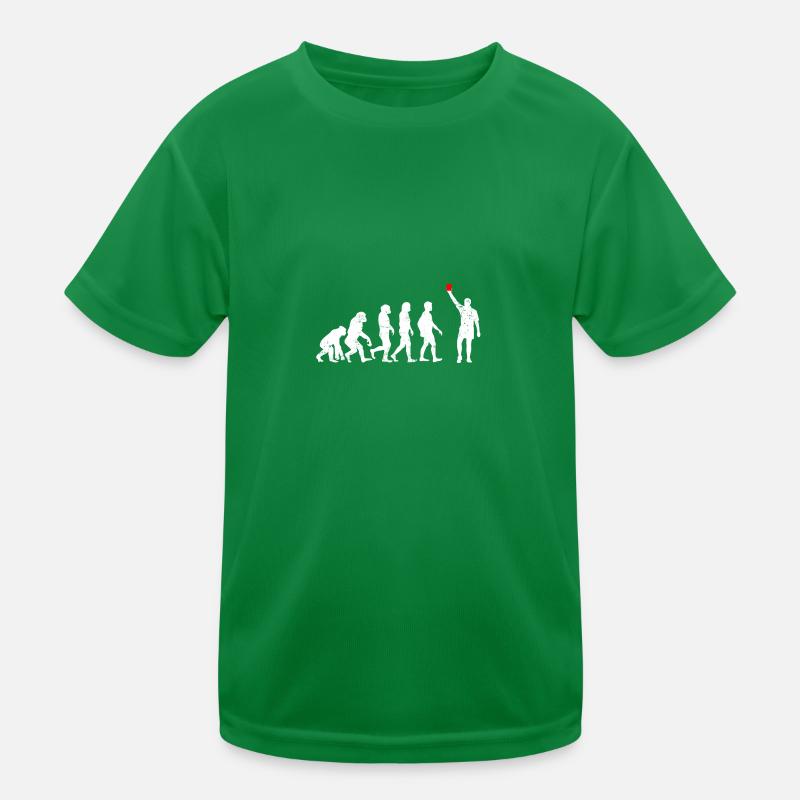 Referee evolution gift soccer card Kids Functional T-Shirt