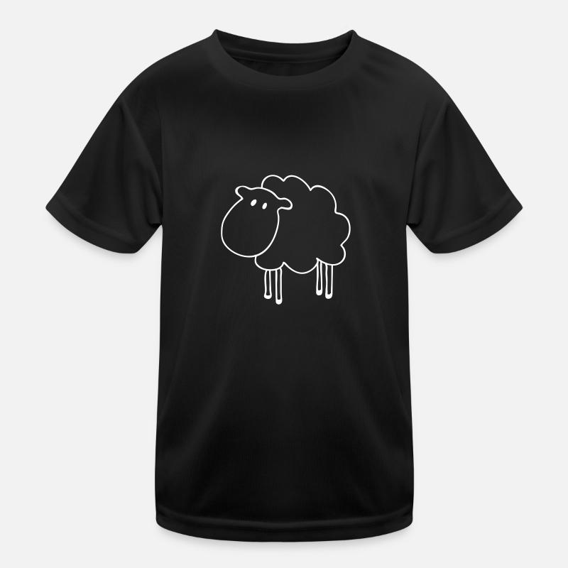 sheep mouton T-shirt sport Enfant