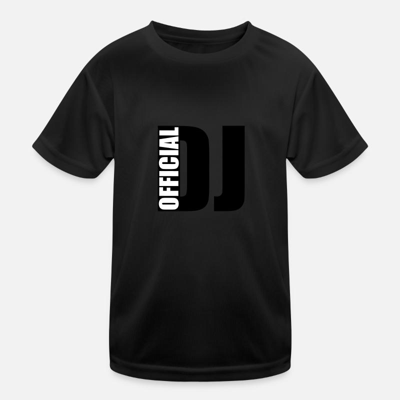 official DJ - Kids Functional T-Shirt - black