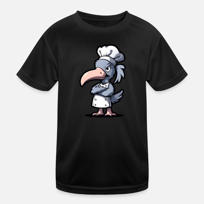 Shoebill cook Kids Functional T-Shirt