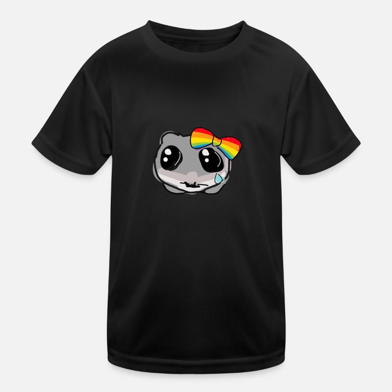 LGTB,illustration,regenbogen,sad Hamster Kinder Funktions-T-Shirt