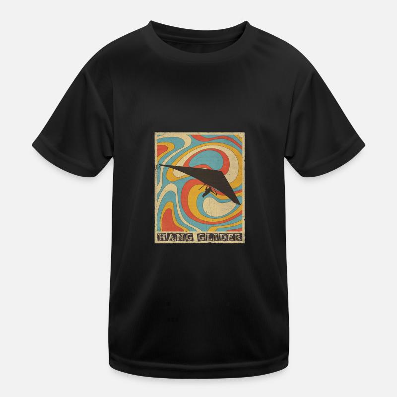 Hang glider hang glider Delta glider Kids Functional T-Shirt