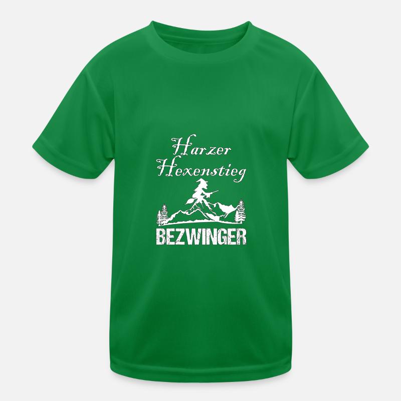 Harz Harzer Hexenstieg Wanderer Geschenk Kinder Funktions-T-Shirt