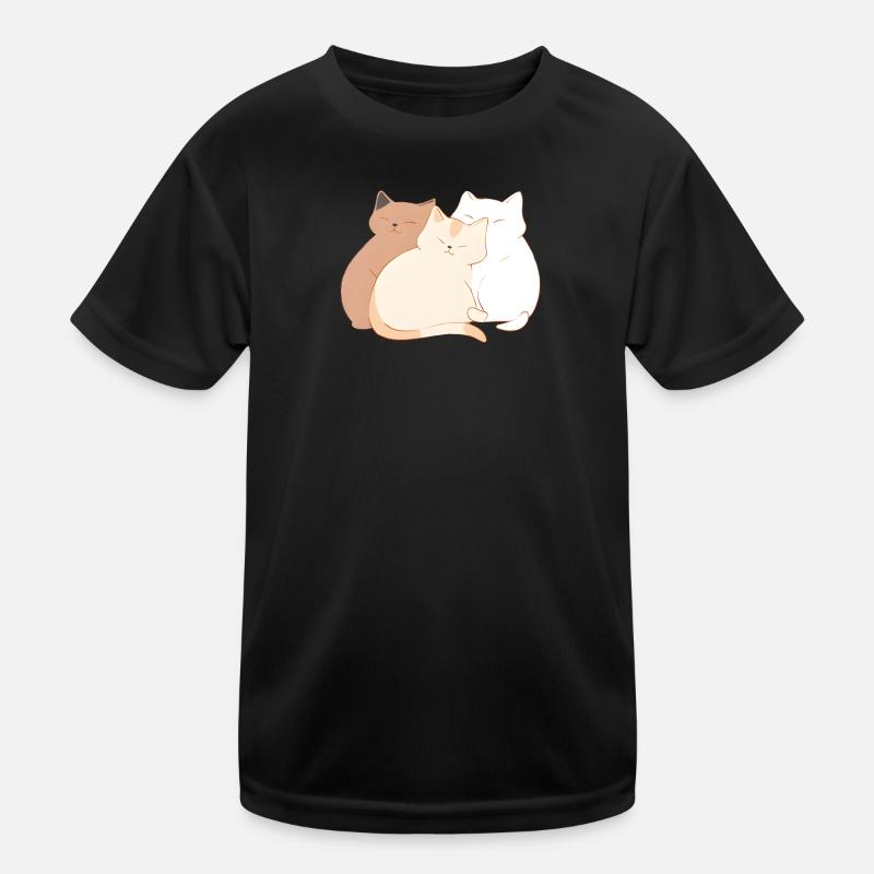 Chilling Cats Kids Functional T-Shirt