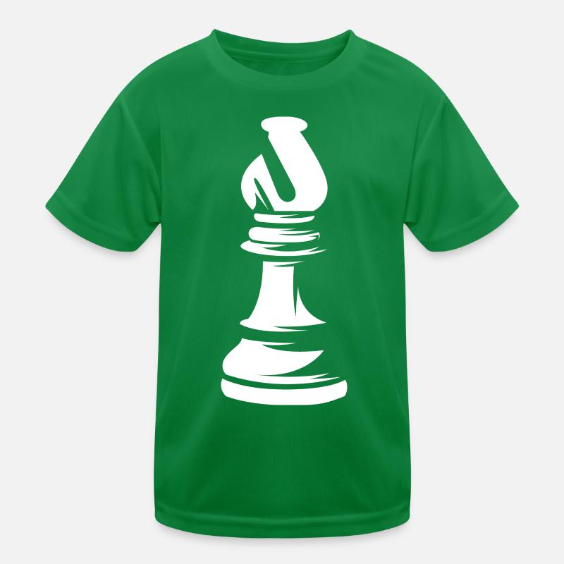 Bishop Bishop Chess Figure Chess Symbol Graphic T-shirt sport Enfant