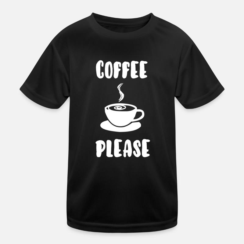 Coffee please Kids Functional T-Shirt