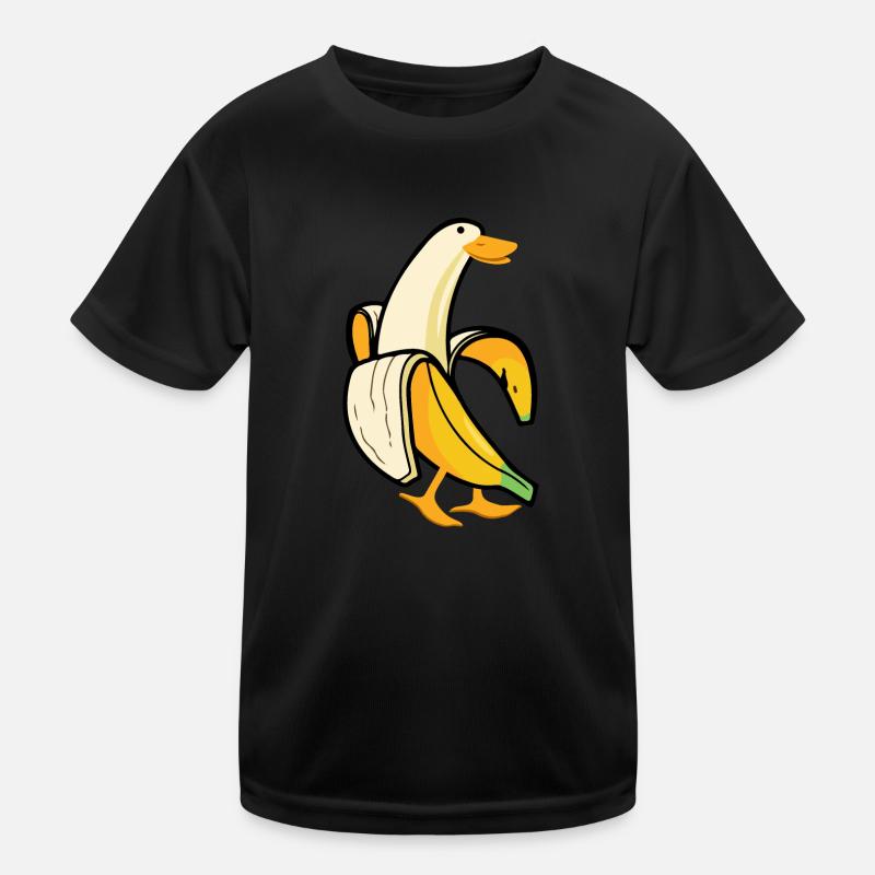 Banane de canard drôle T-shirt sport Enfant