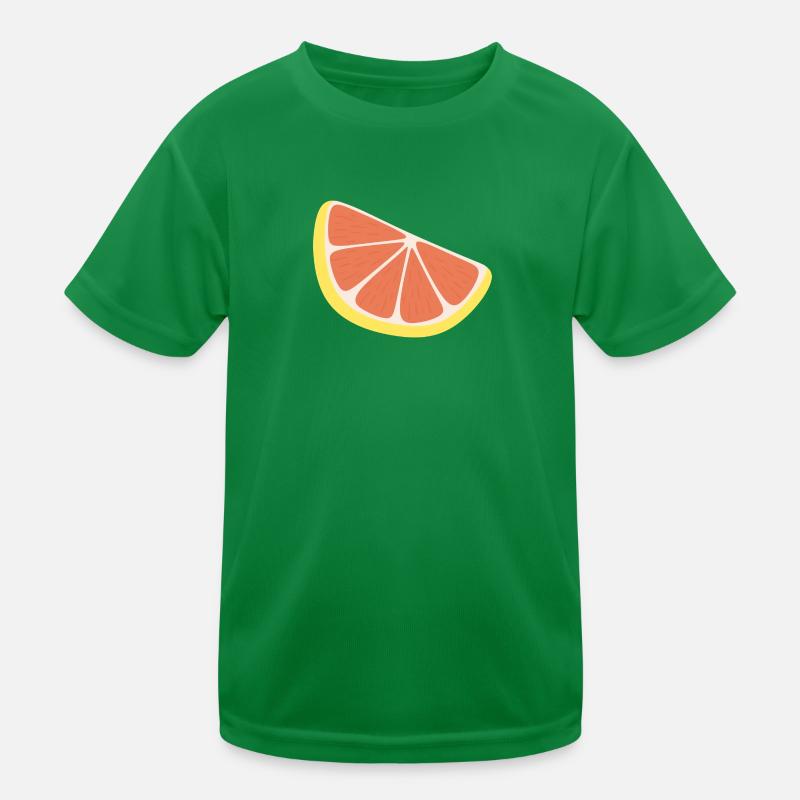 Grapefruit-Scheibe Kinder Funktions-T-Shirt