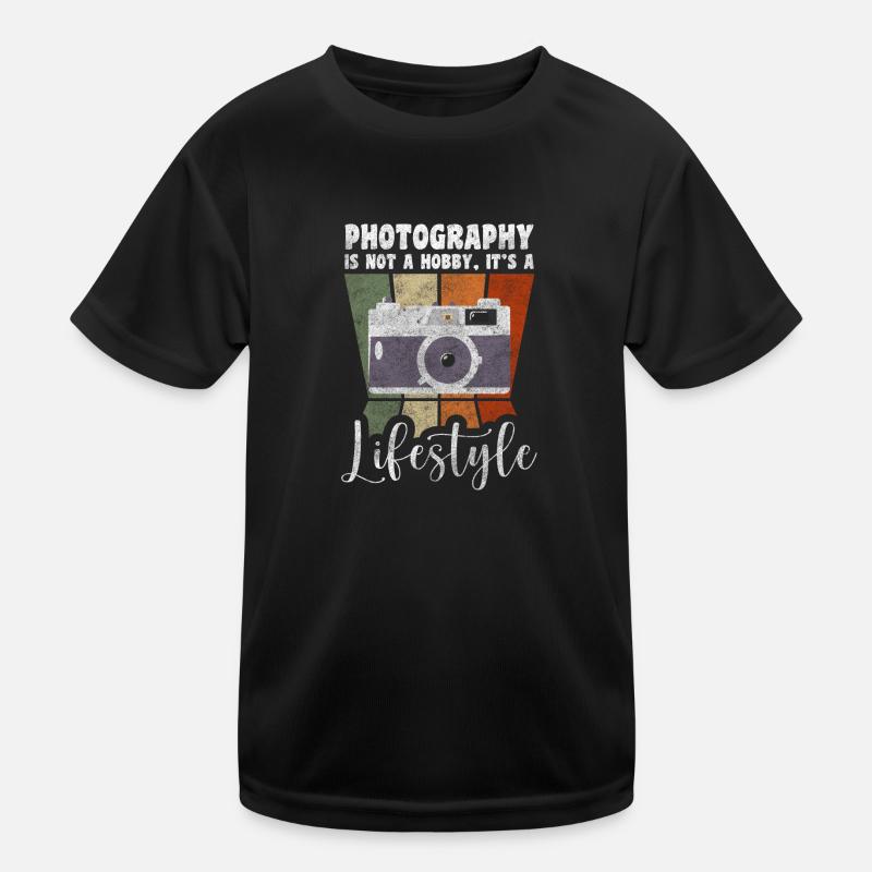 Fotograf Bild Digitalkamera Kinder Funktions-T-Shirt