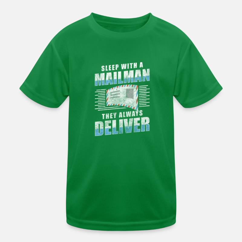Postman Letter Profession Parcel Deliverer Kids Functional T-Shirt