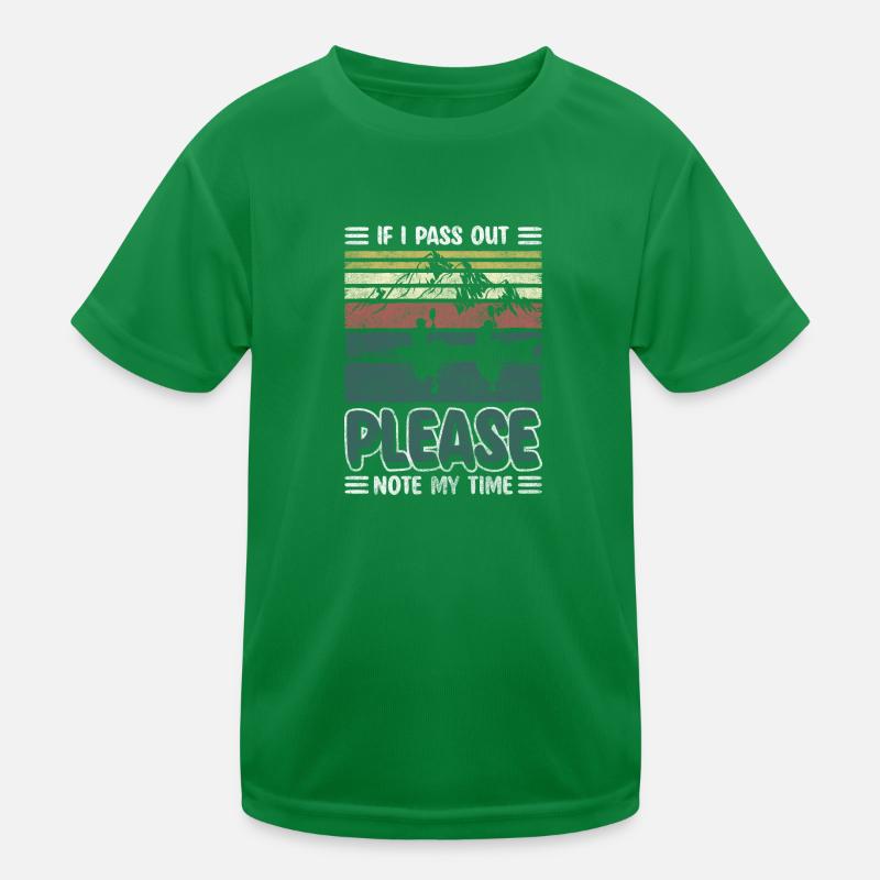 Rudergerät Ruder Wasser Kraft Kinder Funktions-T-Shirt