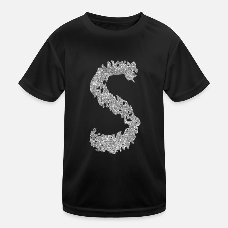 Buchstabe S Geschenk Name Kinder Funktions-T-Shirt