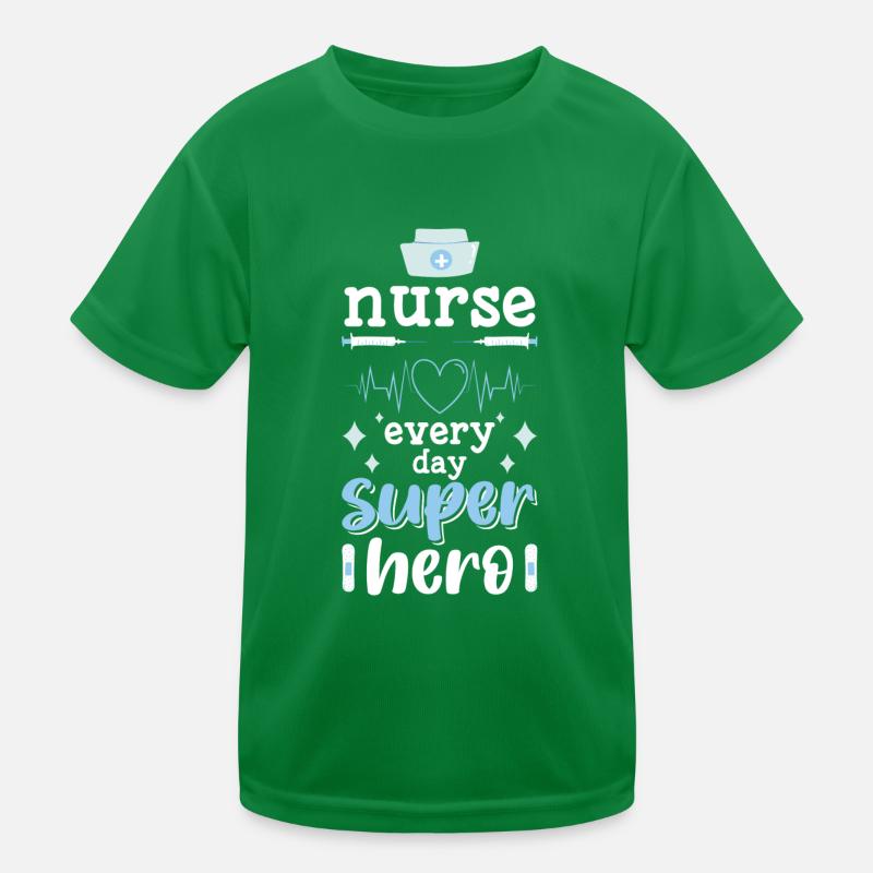 Alltag Superheld Lebensretter Arbeit Kinder Funktions-T-Shirt