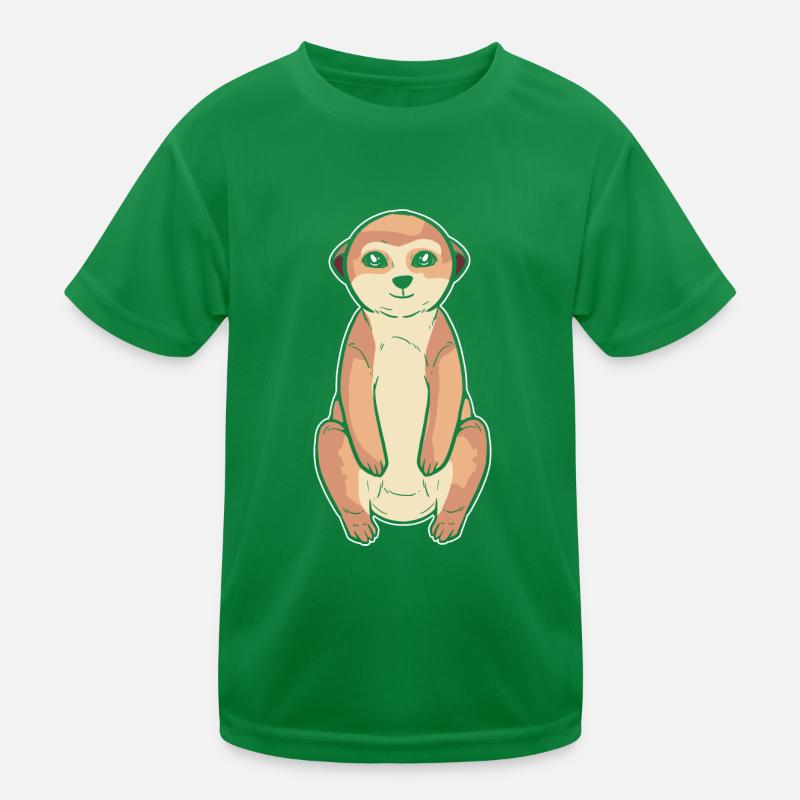 Erdmännchen Kinder Funktions-T-Shirt