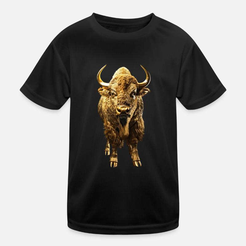 Bison Kids Functional T-Shirt