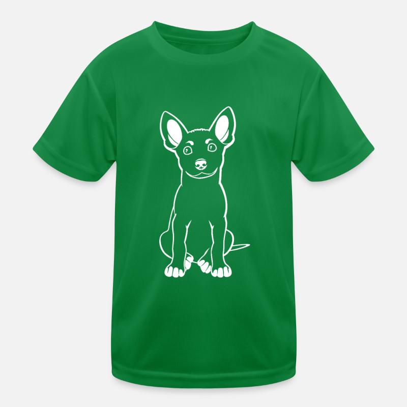 Dobermann Kinder Funktions-T-Shirt