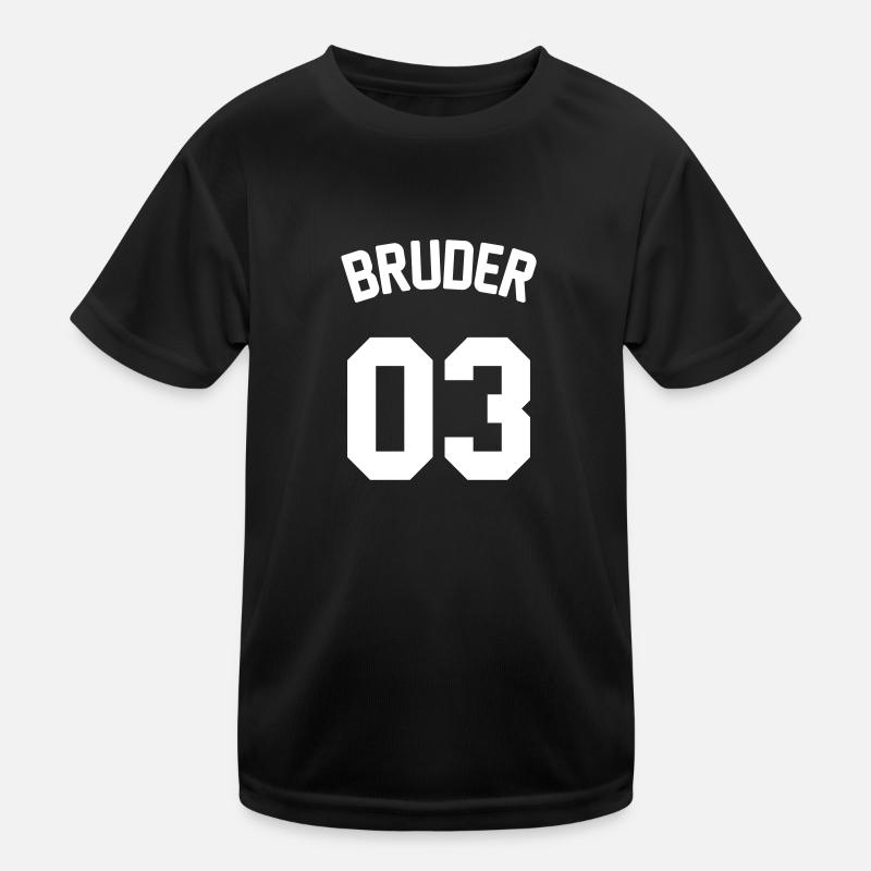 Bruder 03 Kinder Funktions-T-Shirt