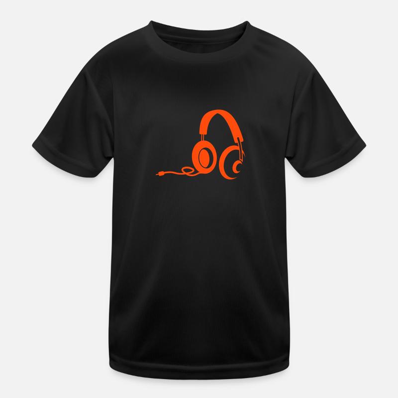 kopfhörer Kinder Funktions-T-Shirt