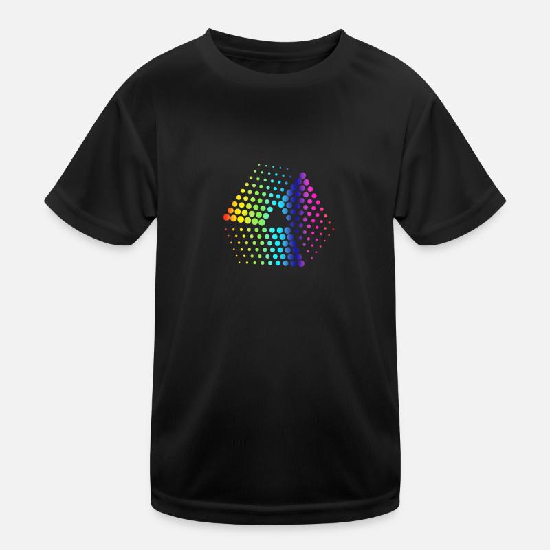 abstrakte punkte Kinder Funktions-T-Shirt