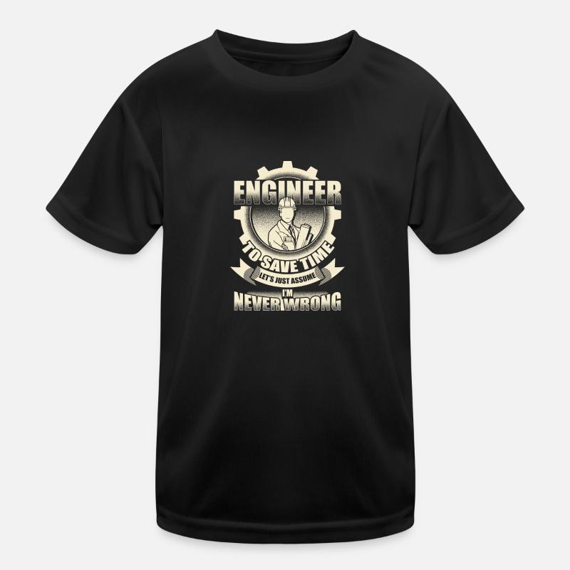 Ingenieur Techniker Bauingenieur Computer Geschenk Kinder Funktions-T-Shirt