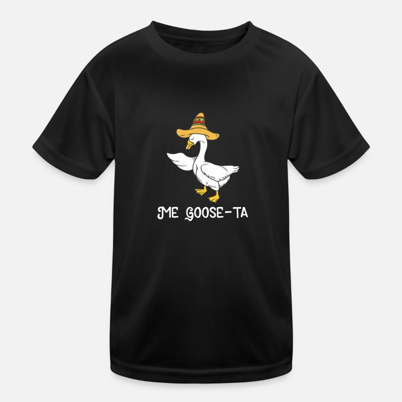 Me Goose-Ta Funny Mexican Spanish Goose Gift Kids Functional T-Shirt