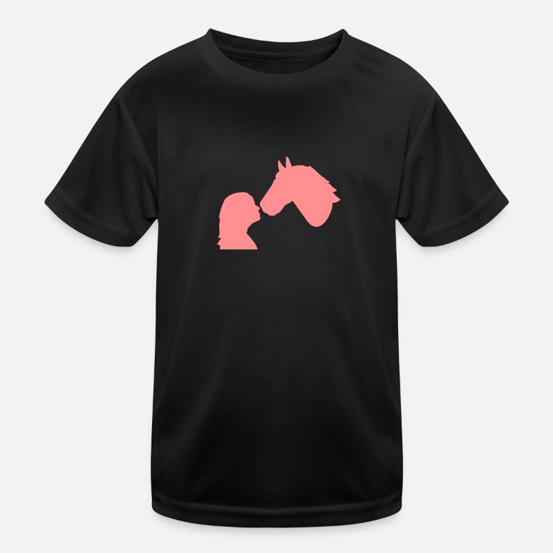Pferd Kinder Funktions-T-Shirt