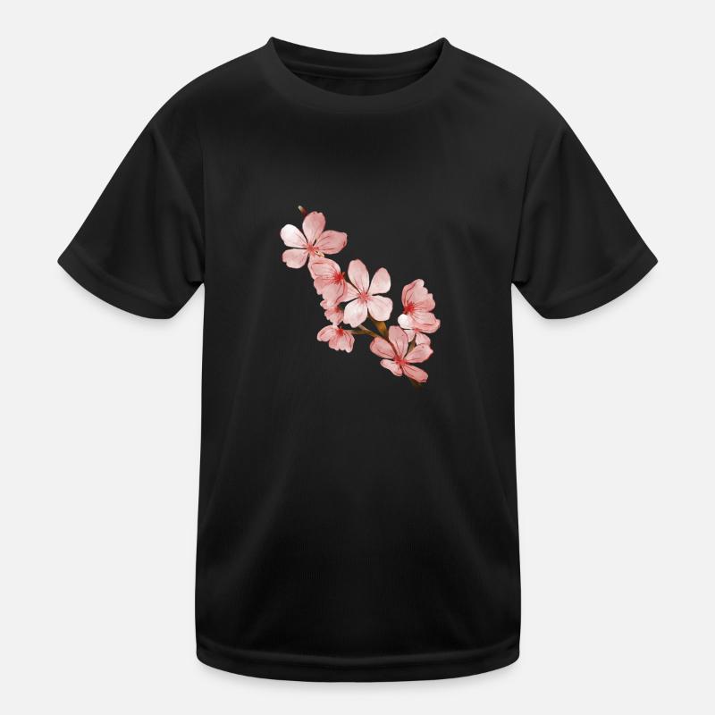 Kirschblüte Kinder Funktions-T-Shirt