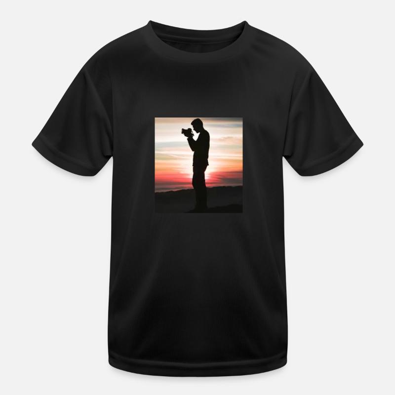 High pose - Kids Functional T-Shirt - black