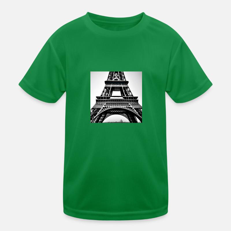 Eternal Elegance - Pariser Eiffelturm Kinder Funktions-T-Shirt