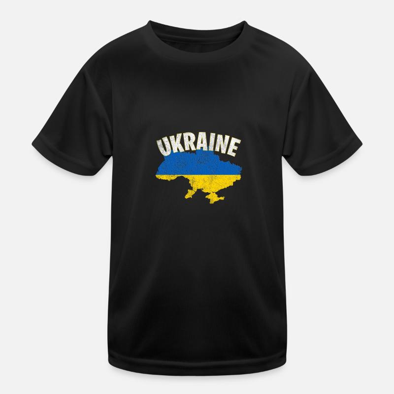 Ukraine Kids Functional T-Shirt