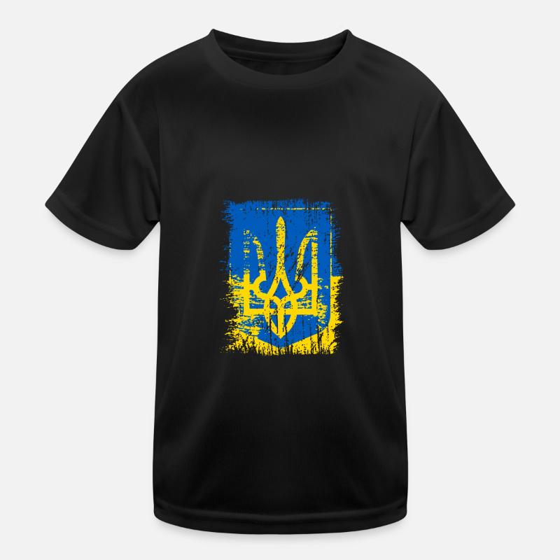Ukraine Kids Functional T-Shirt