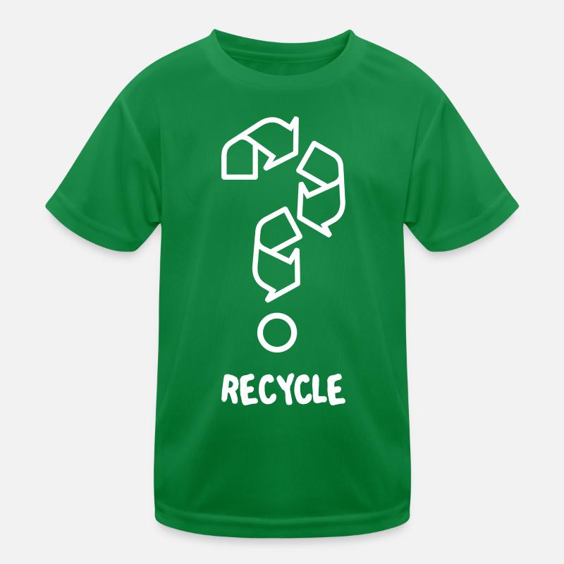 Recycle (dark) Kids Functional T-Shirt