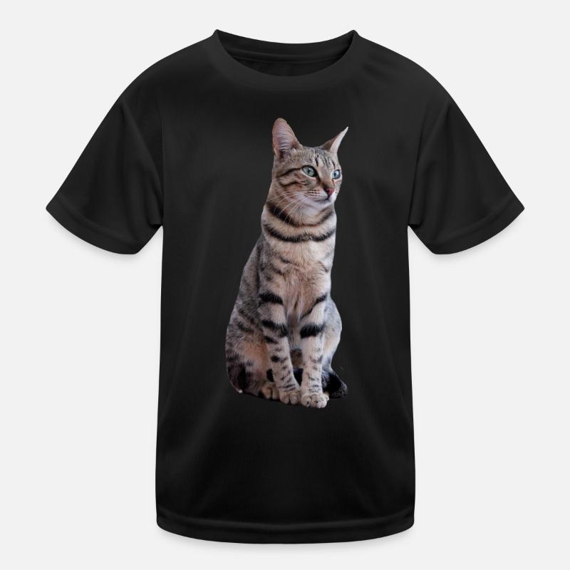 Katze Katzen Kätzchen Katzenshirt Geschenk - Kinder Funktions-T-Shirt - Schwarz
