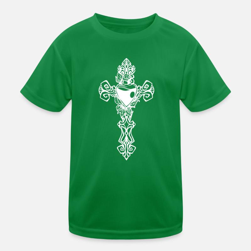 Gothic cross Kids Functional T-Shirt
