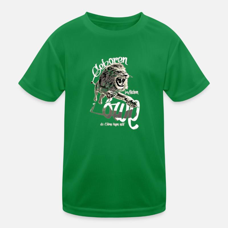 löwe sternzeichen Kinder Funktions-T-Shirt