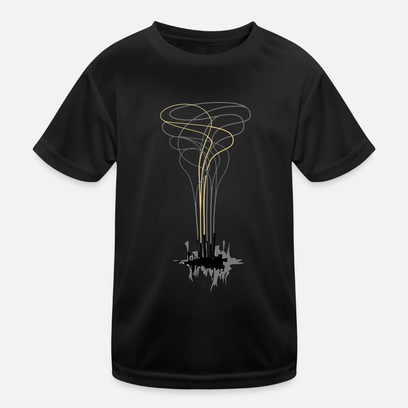 Metropolis - Kids Functional T-Shirt - black