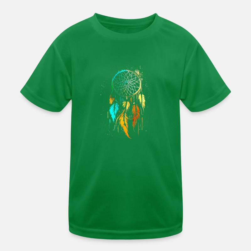 Traumfänger Free Spirit Boho Freizeit Design Kinder Funktions-T-Shirt