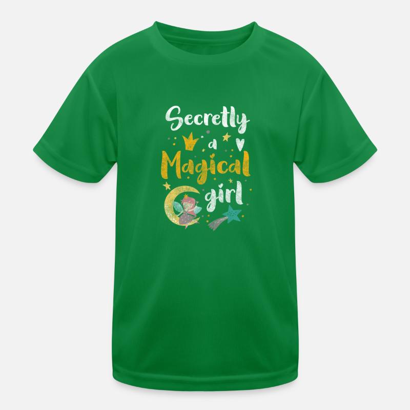 Fantasie Kind Mädchen Zaubern Kinder Funktions-T-Shirt