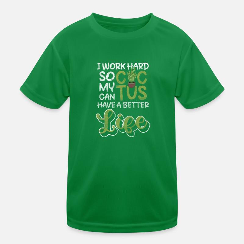 Pflanze Wüste Piksig Kinder Funktions-T-Shirt