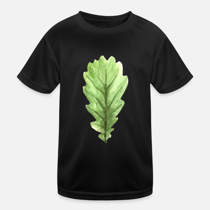 Blatt einer Eiche Kinder Funktions-T-Shirt