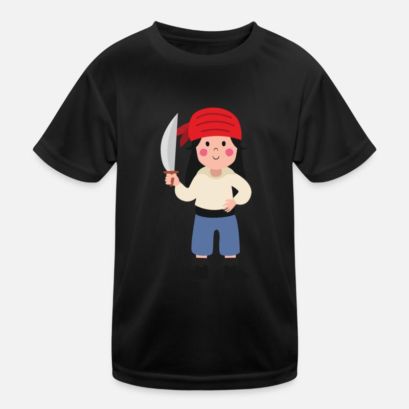 Pirate Woman Kids Functional T-Shirt