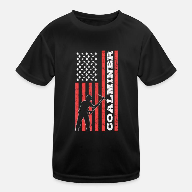 Coal-fired Engaged Worker Poison Kids Functional T-Shirt