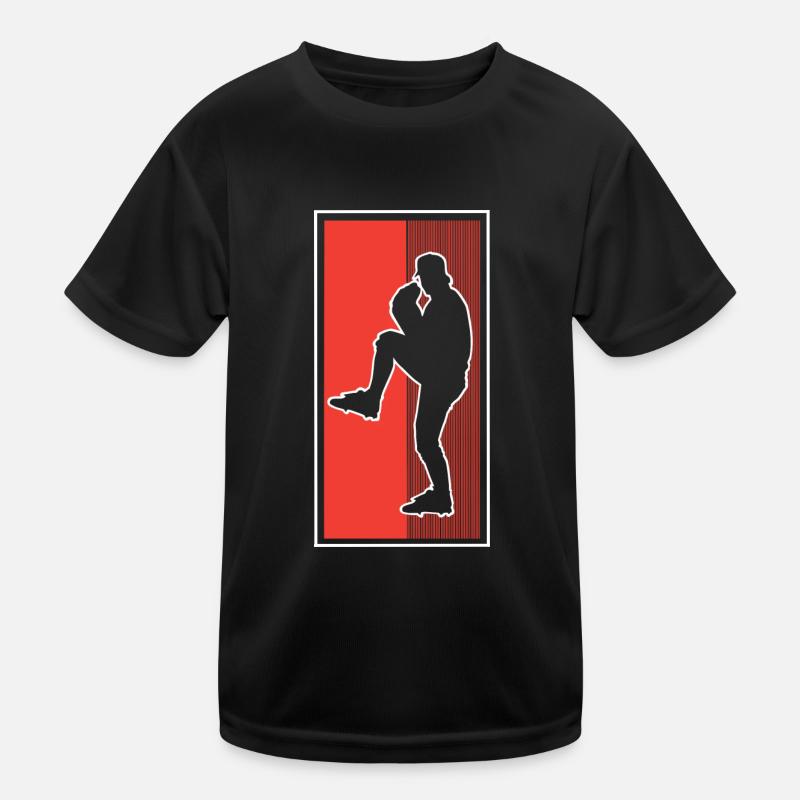 Baseball Kinder Funktions-T-Shirt