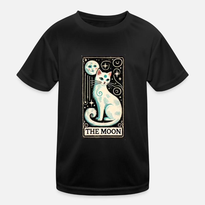 The Moon Tarot Kids Functional T-Shirt