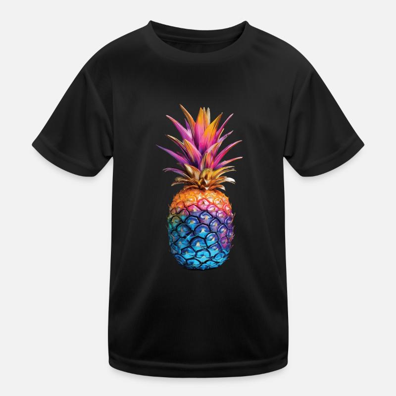 Ananas Kinder Funktions-T-Shirt