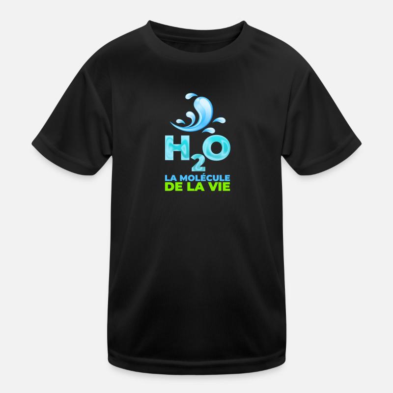 l'eau, la Molecule de la vie T-shirt sport Enfant
